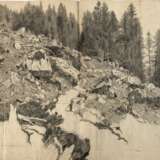 Adolf Fischer-Gurig, Felssturzgelände bei Trafoi - photo 1