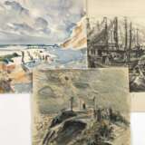 Hanns Georgi, Konvolut Aquarelle und Zeichnung - photo 1