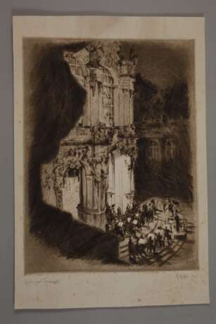 Georg Jahn, Blick auf die Frauenkirche in Dresden - photo 3