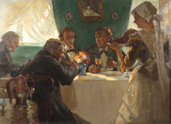 Rudolf Poeschmann, "Bei Amtmann's zu Gaste" - photo 1