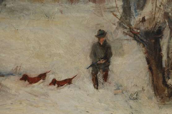 Max Schwimmer, Jäger in verschneiter Landschaft - фото 4