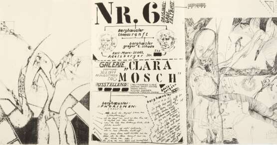 "Originalgraphisches Faltblatt" zu Clara Mosch - photo 1