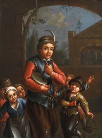 Musizierende Kinder nach Adriaen von Ostade - фото 1