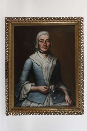 Barockportrait Frau mit Rose - photo 2