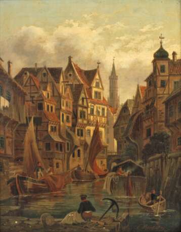 Carl Heinrich Beichling, "Fled in alt Hamburg" - photo 1