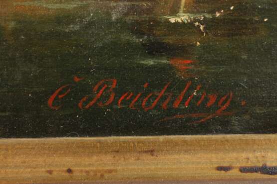 Carl Heinrich Beichling, "Fled in alt Hamburg" - photo 3
