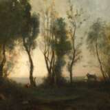 nach Camille Corot, Landschaft in Morgenstimmung - photo 1
