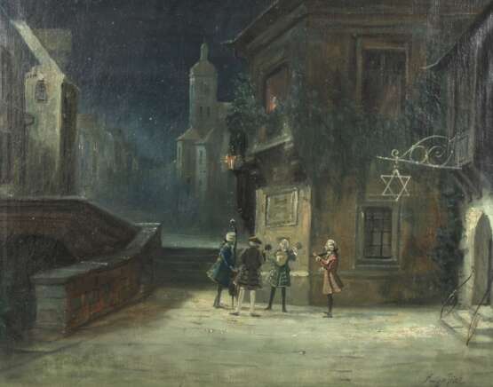 Hugo Diez, Nächtliches Ständchen nach Spitzweg - photo 1