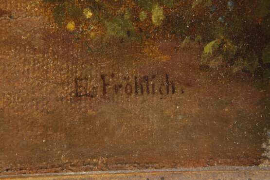 Ernst Fröhlich, attr., Begegnung auf dem Feld - photo 3