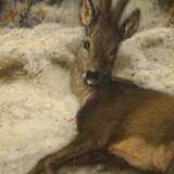 Georg Höhn, Liegender Rehbock im Schnee - photo 4