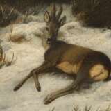 Georg Höhn, Liegender Rehbock im Schnee - photo 6