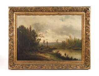 C. Leggler, Herbstliche Flusslandschaft 