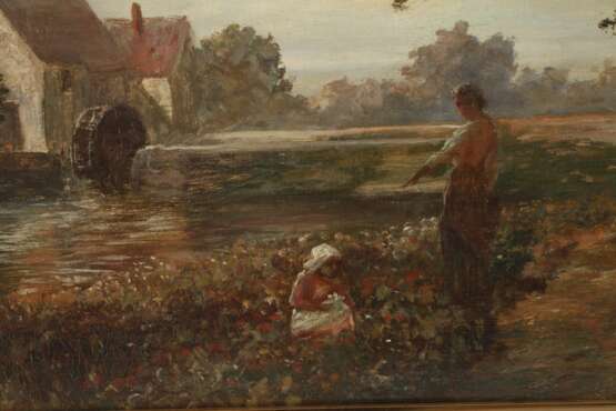 Henry Martin, attr., Mädchen an der Flussmühle - photo 4