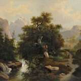 A. Melzer, Romantische Gebirgslandschaft - photo 1