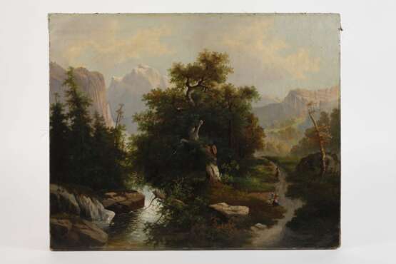 A. Melzer, Romantische Gebirgslandschaft - photo 2