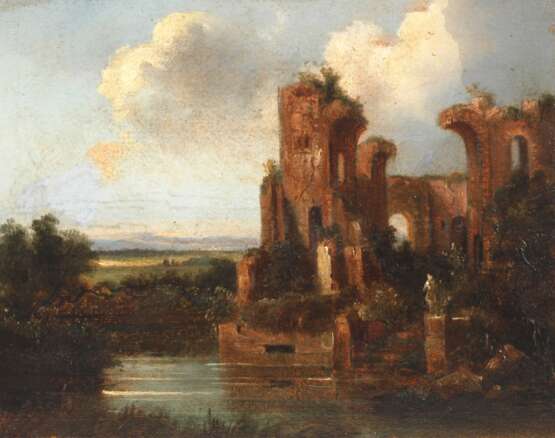 Franz Wilhelm Schiertz, attr., Burgruine am See - photo 1