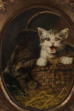 Hans Werner Schmidt, Katzen im Körbchen - photo 2