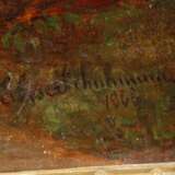 Schuhmann, Mutter und Kind Schafe treibend - photo 3