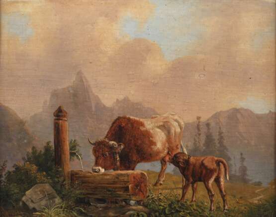 Varoni, An der Tränke auf der Alm - Foto 1