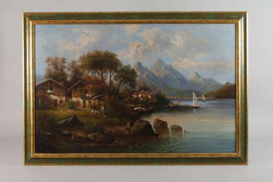 Julius Zopf, Bauernhäuser am See - Foto 2