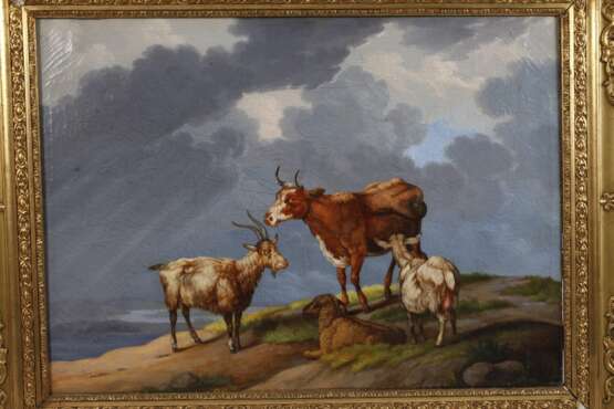 Paar Tierstücke Biedermeier - photo 2