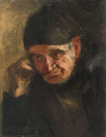 Portraitstudie eines älteren Herrn - photo 1