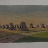 Gottfried Beyer, Kornnocken im Abendlicht - Foto 3