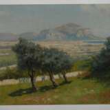 Erminio Kremp, Bei der Olivenernte vor Palermo - photo 3