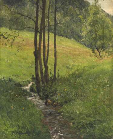 Hanny Franke, Sommerliche Bachlandschaft - photo 5