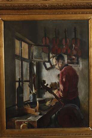 Prof. Hermann Graf, Beim Geigenbauer - photo 2