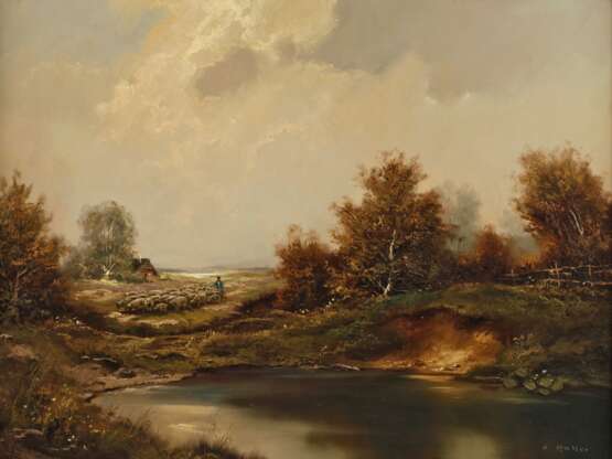 H. Haller, Pastorale Landschaft - photo 1