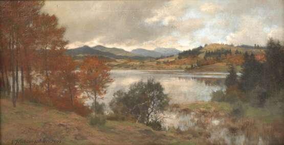 Erich Kubierschky, Herbstliche Seenlandschaft - photo 1