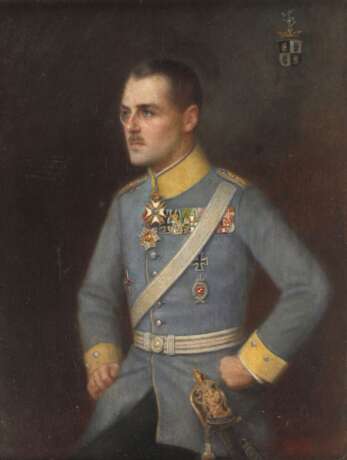 Eugen Mook, attr., Offiziersbildnis 1. Weltkrieg - фото 1