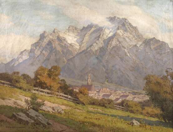 Ernst Carl Walter Retzlaff, "Mittenwald am Karwendel" - фото 1