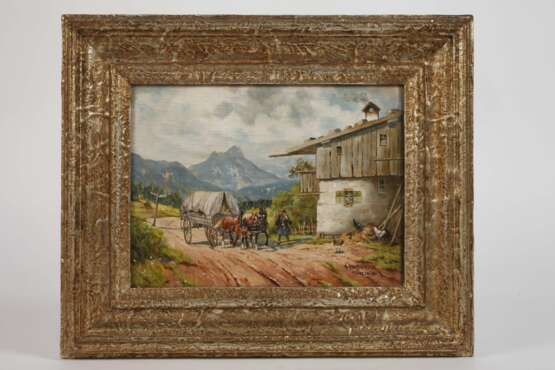 Karl Rohrhirsch, Planwagen auf der Landstraße - photo 2