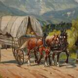 Karl Rohrhirsch, Planwagen auf der Landstraße - photo 4