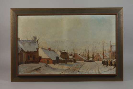 N. v. Straten, Winterliche Dorflandschaft - photo 2
