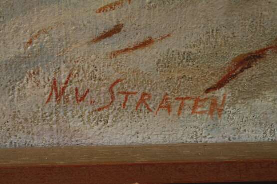 N. v. Straten, Winterliche Dorflandschaft - photo 3