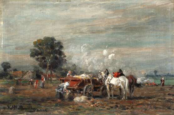 Karl Stuhlmüller, "Kartoffelernte bei Etzenhausen" - photo 1
