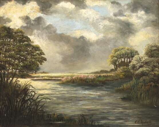 Carl Emil Uphoff, Stimmungsvolle Seenlandschaft - photo 1