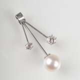 ''Zierlicher Perl-Diamant-Anhänger'' - photo 1