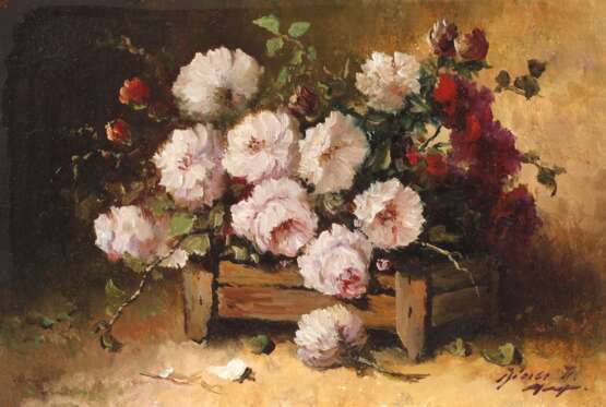 Rudolf Bierle, Rosenstillleben - photo 1 Rudolf Bierle, Rosenstillleben - photo 1