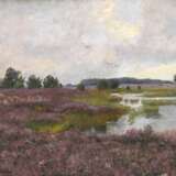 Adolf Glatte, Moorlandschaft mit blühender Heide - photo 1