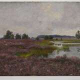 Adolf Glatte, Moorlandschaft mit blühender Heide - photo 2