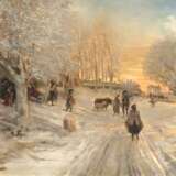 Albert Mantelet, Winterliche Landstraße - photo 1