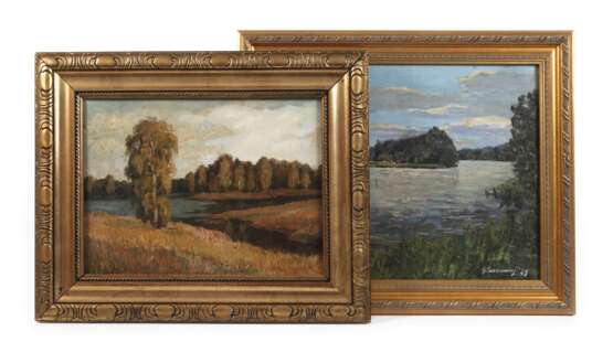 Paar russische impressionistische Landschaften - Foto 1