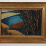 Henschel, Expressionistische Landschaft mit Boot - photo 2