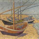 Fischerboote am Strand nach van Gogh - photo 1
