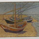 Fischerboote am Strand nach van Gogh - photo 2