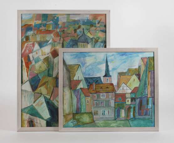 Christian Lüttich, Paar Stadtansichten - photo 1